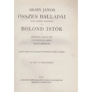 Arany János összes balladái-Bolond Istók