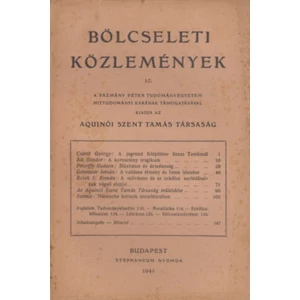 Bölcseleti közlemények 10. 