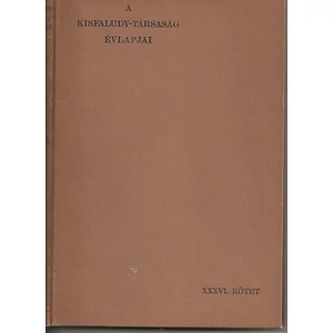 A Kisfaludy-Társaság évkönyvei 1905-1906