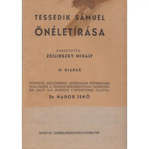 Tessedik Sámuel önéletírása