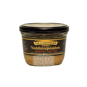 Narancsos-barackos vaddisznópástétom - 185g