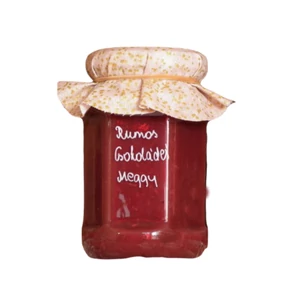 Rumos csokoládés meggylekvár - 200g