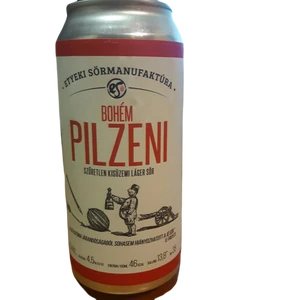 Bohém Pilzeni szűretlen kézműves sör - 440ml