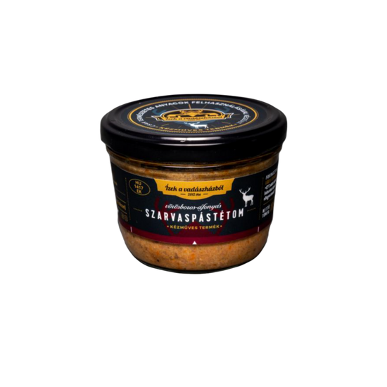 Vörösboros-áfonyás Szarvaspástétom - 90g