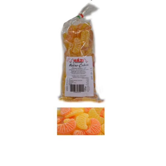 Citrom-narancs ízű töltetlen keménycukorka - 130g