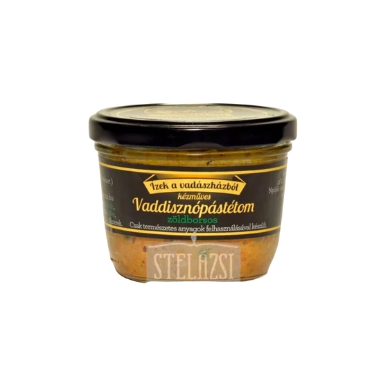 Zöldborsos vaddisznópástétom - 185g