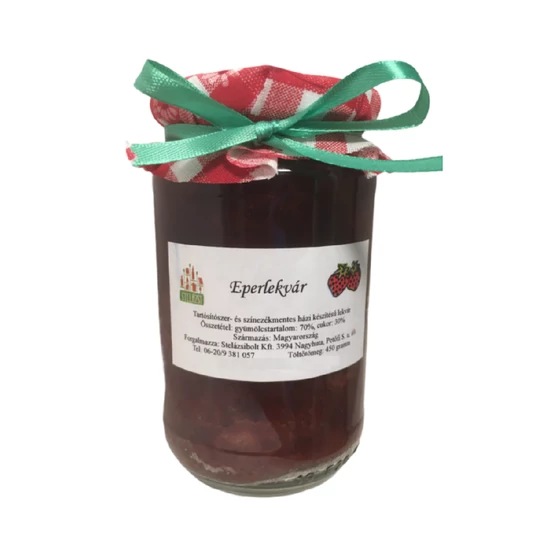 Hagyományos eperlekvár - 450g