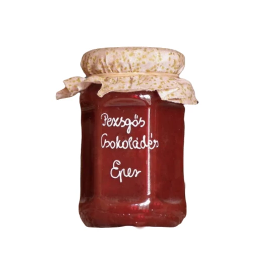 Pezsgős csokoládés eperlekvár - 200g