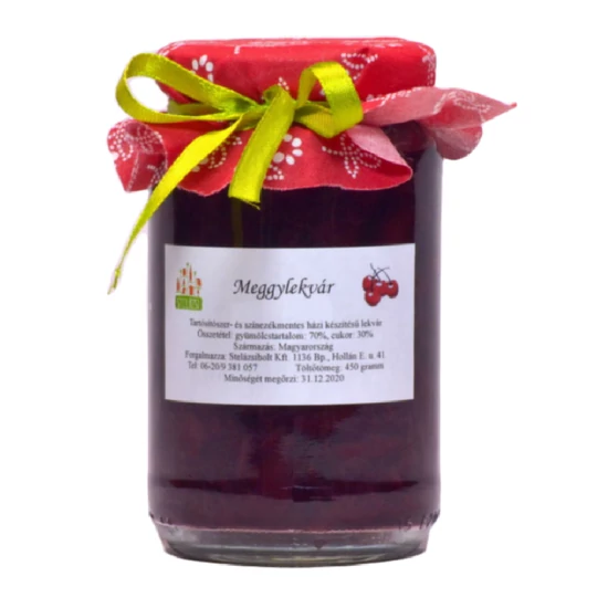 Hagyományos meggylekvár - 450g