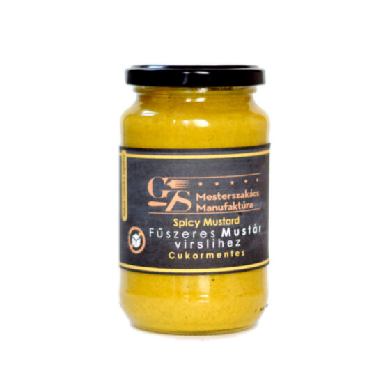Fűszeres mustár virslihez cukormentes - 370g