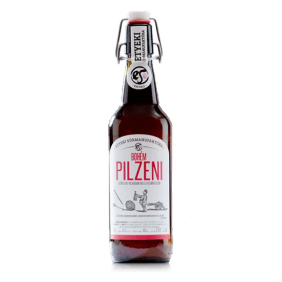 Bohém Pilzeni szűretlen kézműves sör - 500ml